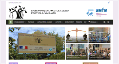 Desktop Screenshot of lfportvila.edu.vu